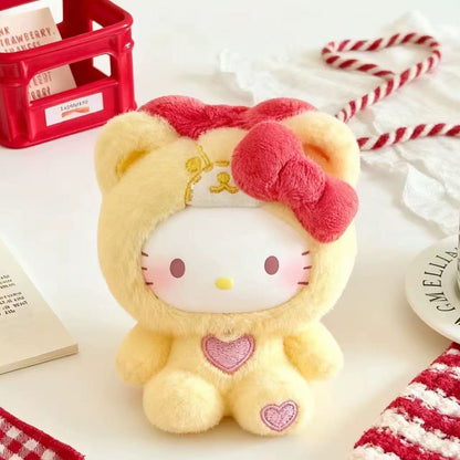 【NEW ARRIVAL-KIKI'S ROOM】Hello Kitty Teddy Pajamas Plush Doll
