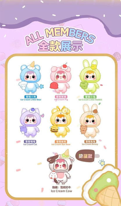 【NEW ARRIVAL-KIKI'S ROOM】Samuel Baobao Ice Cream Cute Pet Plush Doll