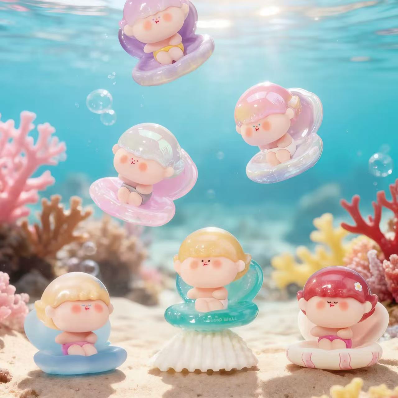 Amlls Shell Mini Bean Toy,5 In 1 Bag