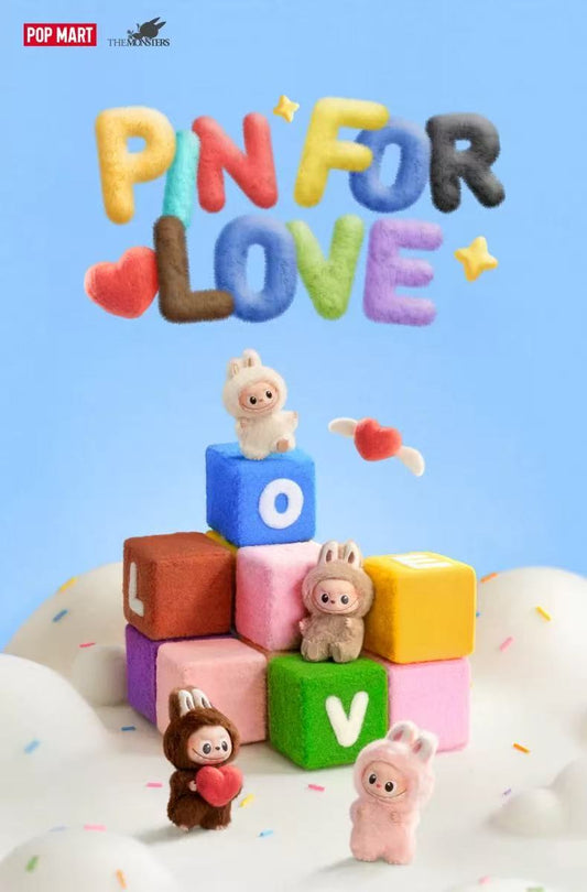 【PREORDER POPMART】Labubu Pin For Love Plush Doll-November 30th batch