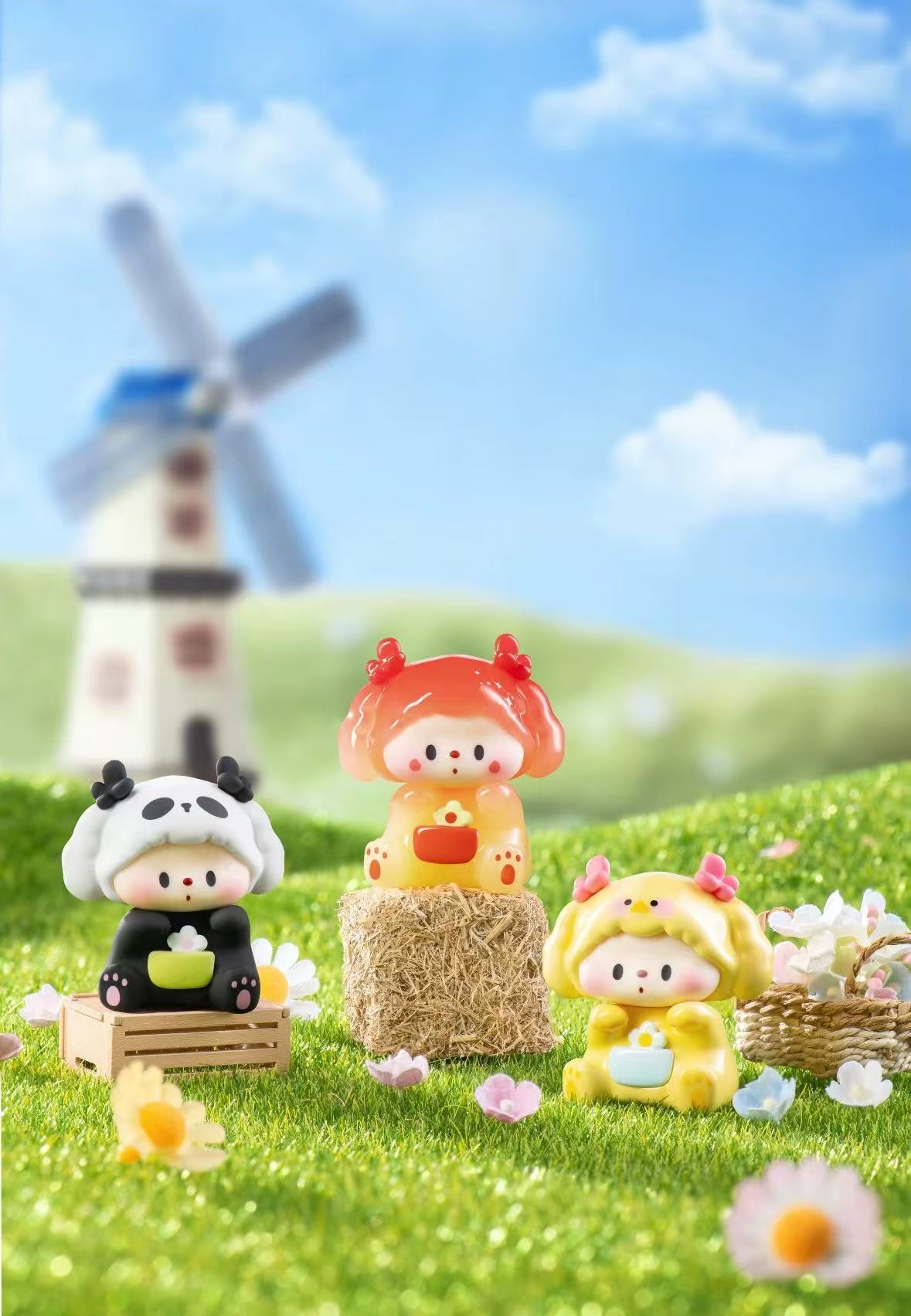 【NEW ARRIVAL】Luludog Ranch Story Mini Bean,3 In 1 Box