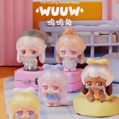 WUUW The Crying Rabbit Baby Mini Bean,4 In 1 Box