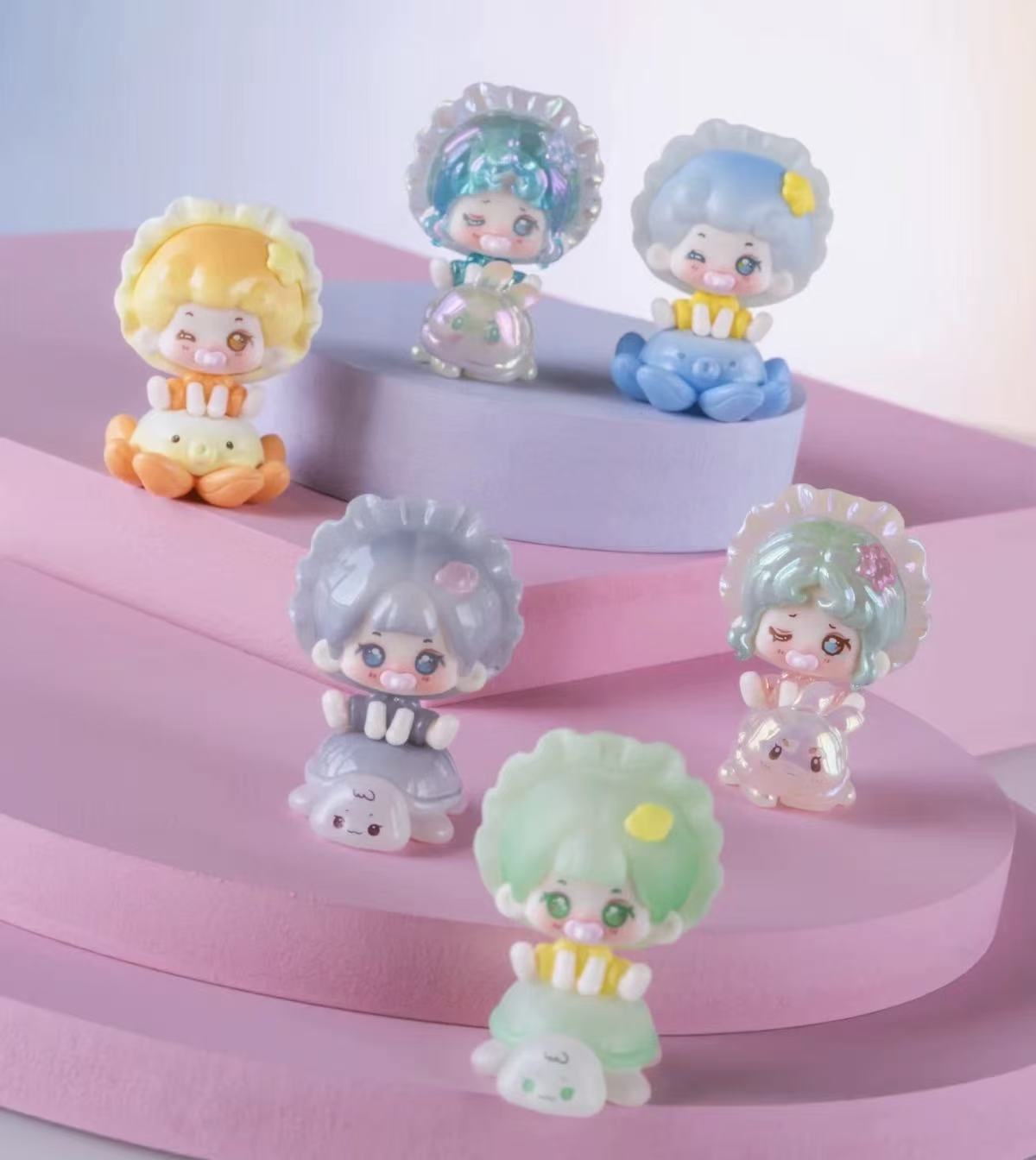 Mikuku Colorful Bubble Gum Mini Bean,5 In 1 Bag