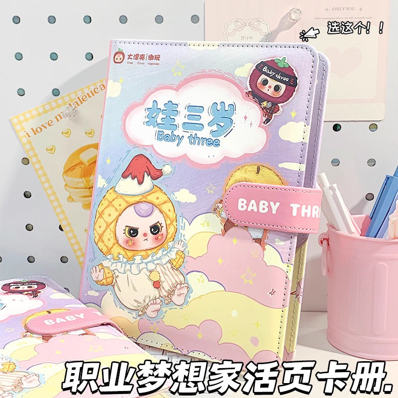 【PREORDER Baby 3】2PCS Baby 3 Card Binder,each binder come with 20 pages,double side