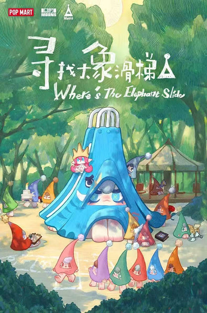 【PREORDER POPMART】POPMART 1001MOONS Where's the Elephant Slide toy doll
