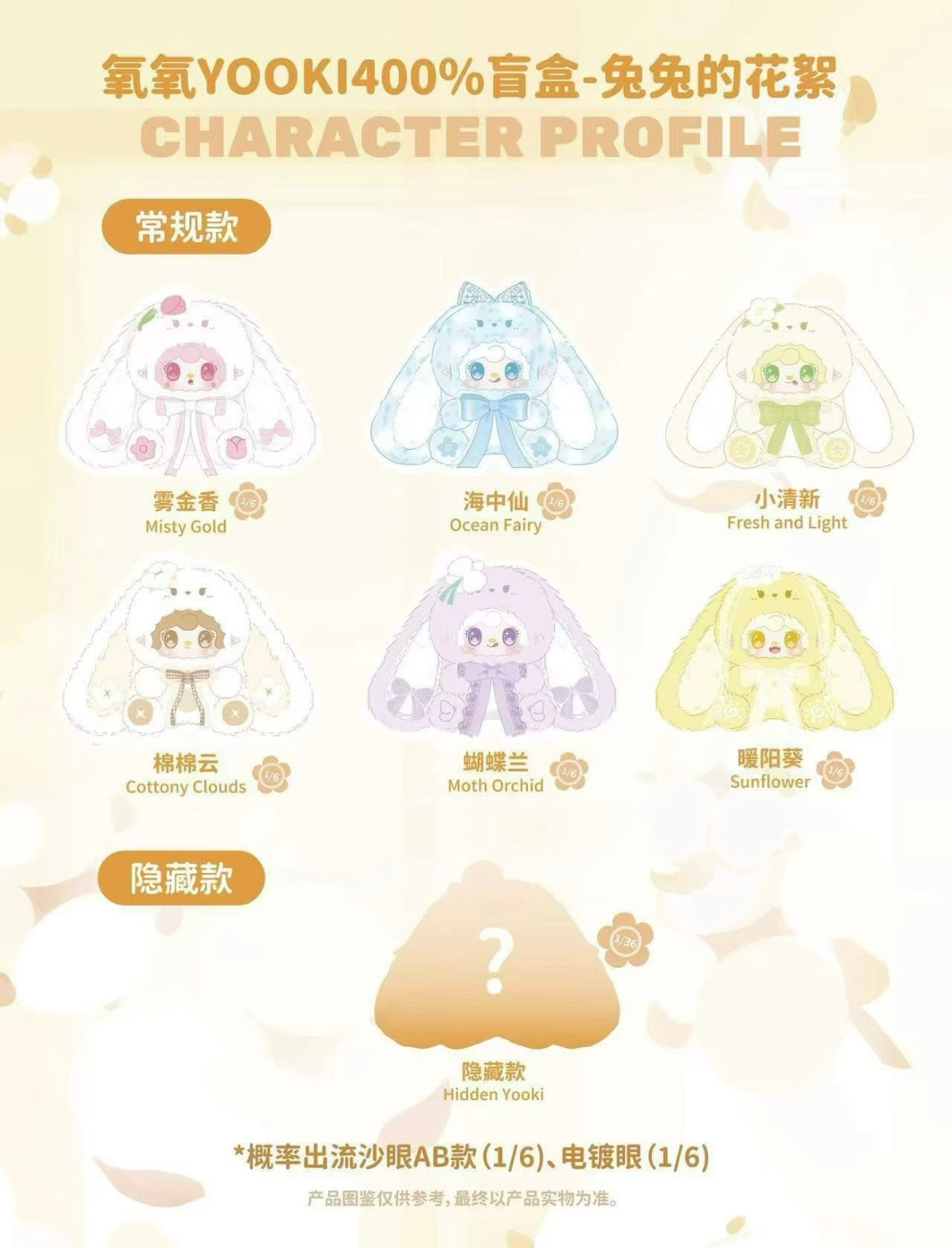 【NEW ARRIVAL】Yooki Bunny's Floral Fragments 400% Plush Doll V4