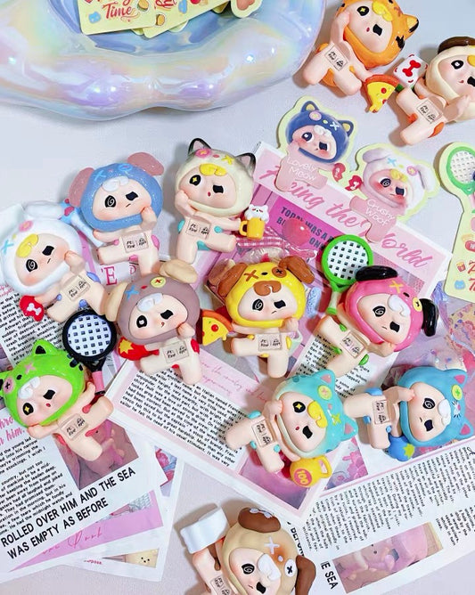 【NEW ARRIVAL】Pippy Party Time Fluffy Mini Figure,2 boxes