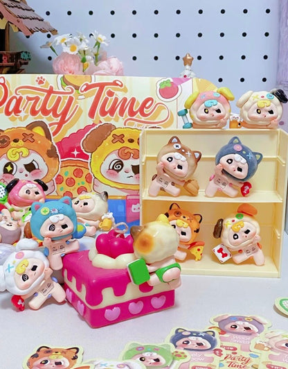 【NEW ARRIVAL】Pippy Party Time Fluffy Mini Figure,2 boxes
