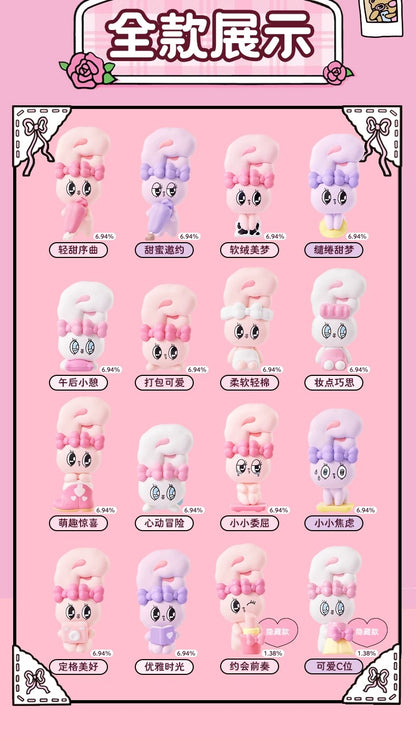 【NEW ARRIVAL】Esther Bunny Little Vlog Bunny Face Mini Bean,3 In 1 Box