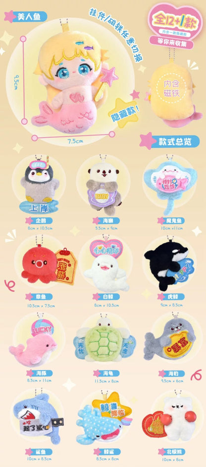 Ocean Wish Make Wishes Together Mini Plush,3 bags