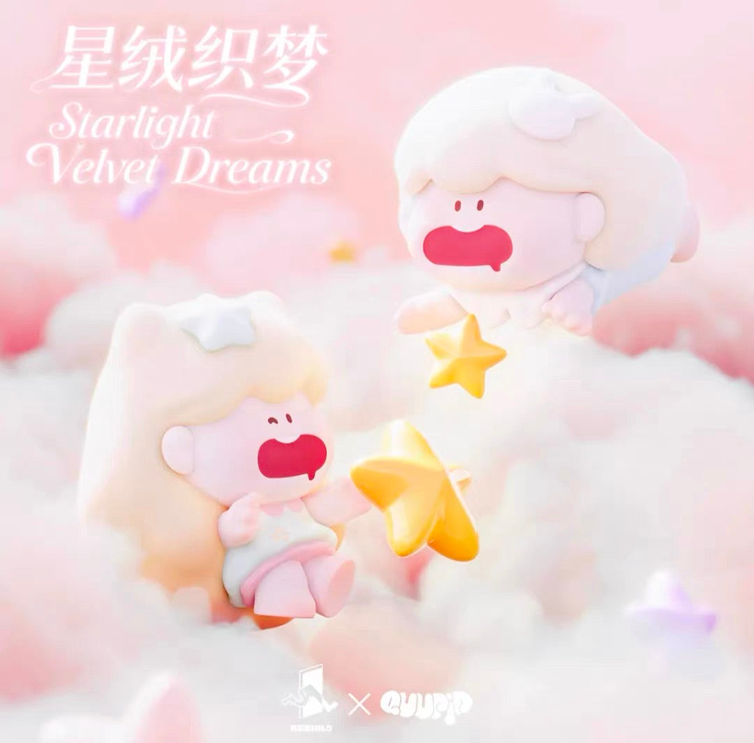 【NEW ARRIVAL】Quupip Starlight Velvet Dreams Mini Bean,4 In 1 Bag