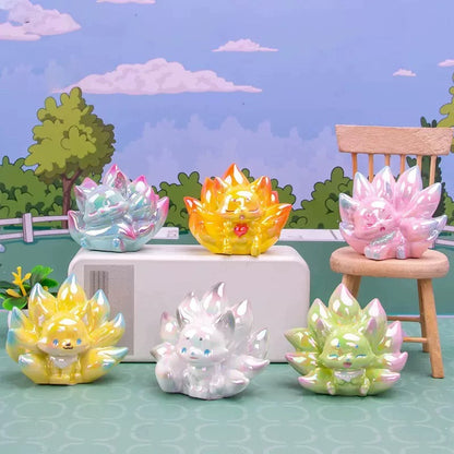 9 Tailed Fox Shiny Mini Bean,4 boxes