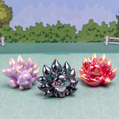 9 Tailed Fox Shiny Mini Bean,4 boxes