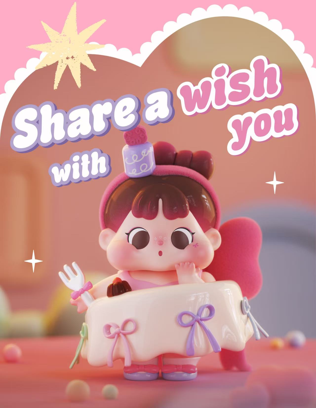 【PREORDER】QOQO Share A Wish With You Hanging Card