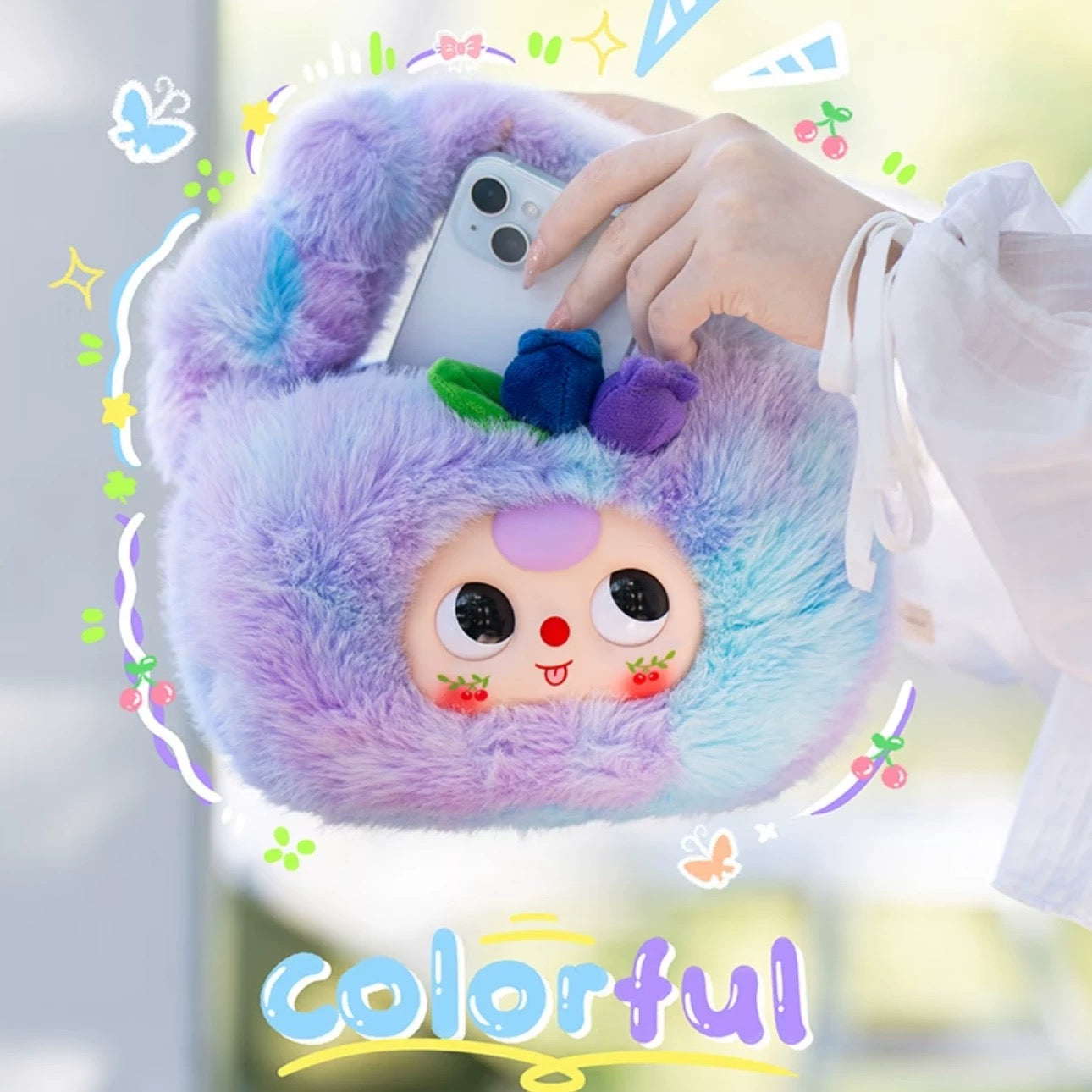 【NEW ARRIVAL】Baby 3 Baby Fruit Handbag Plush Doll