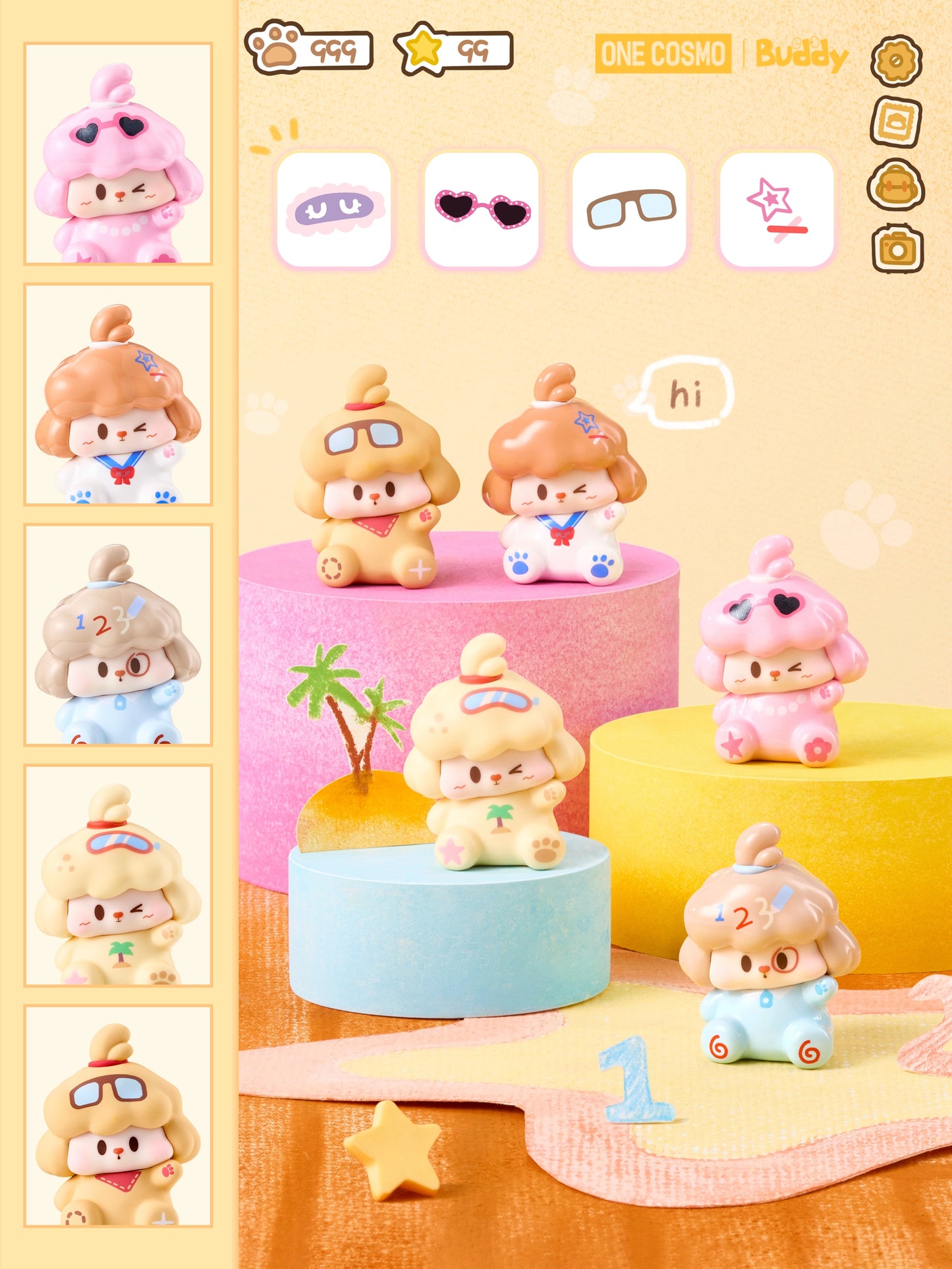 【2026 CNY SALE】Imaginative Buddy Mini Bean,5 In 1 Bag