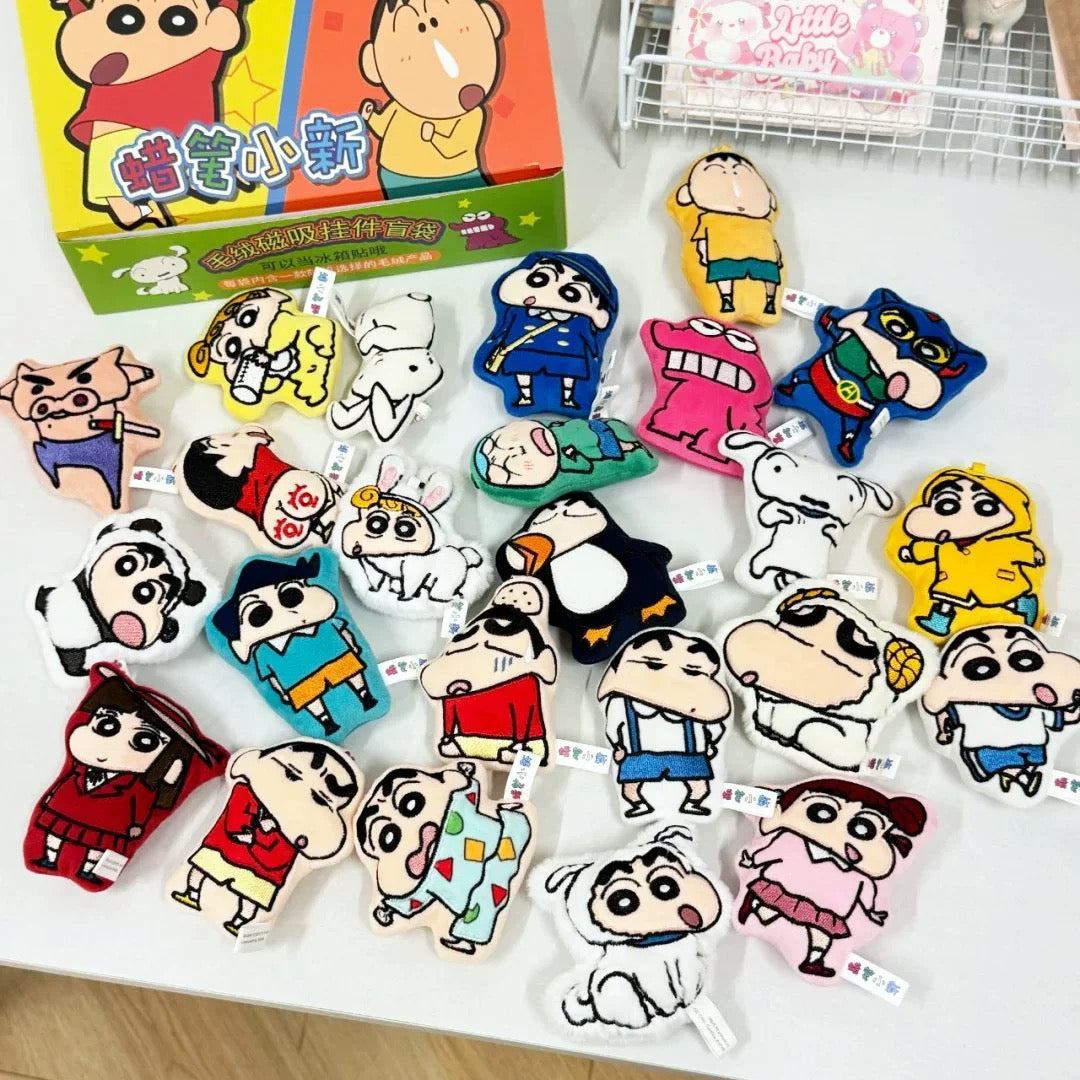 Shinchan Mini Plush Magnet,4 bags