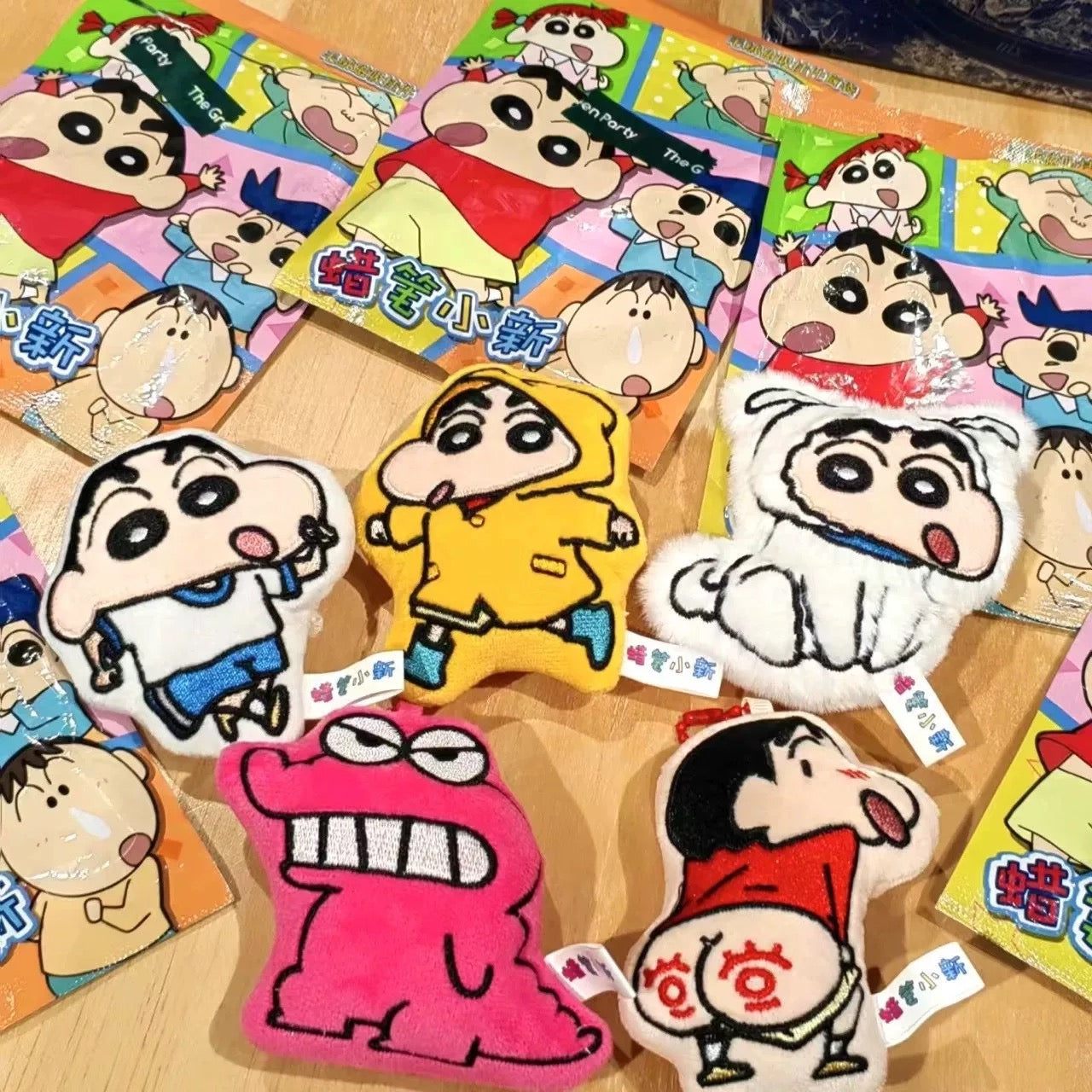Shinchan Mini Plush Magnet,4 bags
