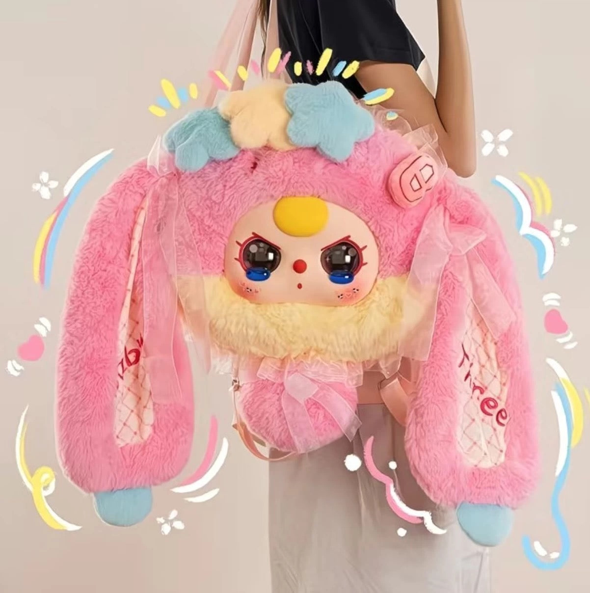 Baby 3 Fairy Tale World 800% Plush Bag,Crossbody bag/hand bag/shouder bag