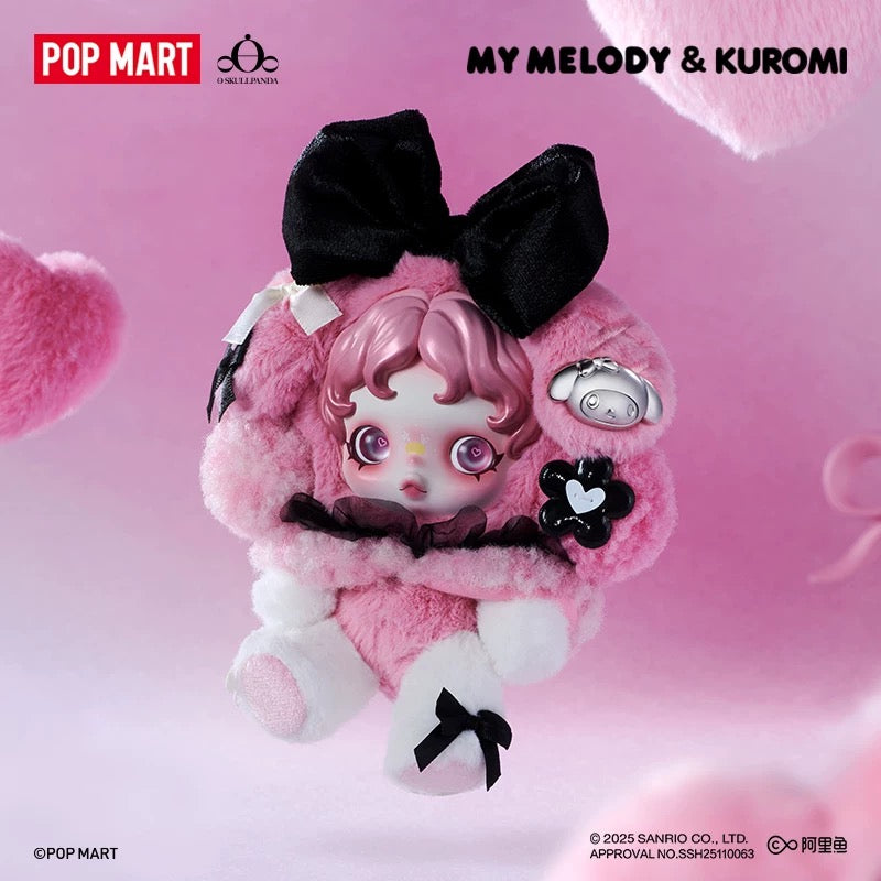 【PREORDER POPMART】Skullpanda X Kuromi Melody Plush Doll