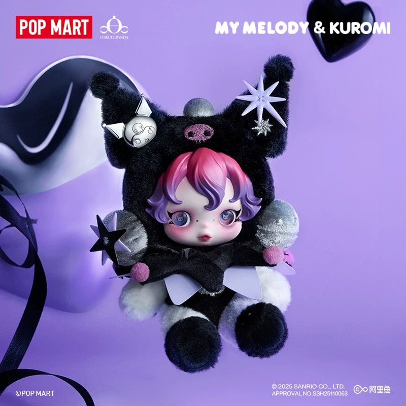 【PREORDER POPMART】Skullpanda X Kuromi Melody Plush Doll