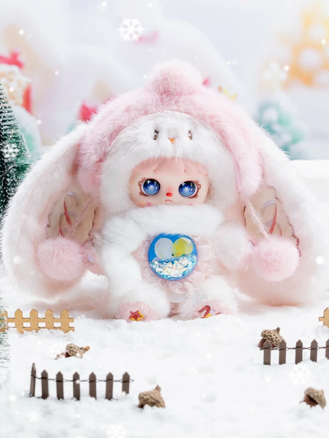 【NEW ARRIVAL】Mocici Sugar Heart Rabbit Warm Whisper Plush Doll