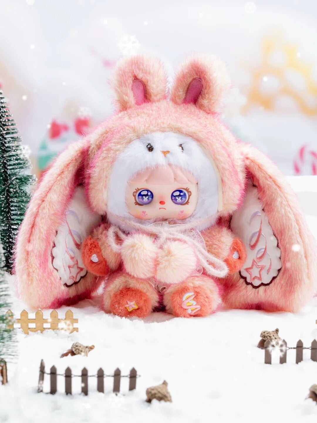 【NEW ARRIVAL】Mocici Sugar Heart Rabbit Warm Whisper Plush Doll