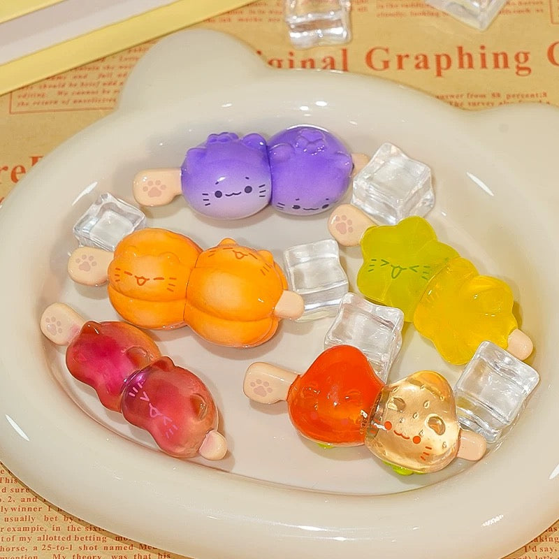 【NEW ARRIVAL】Cat Tanghulu Theme Magnet Mini Bean