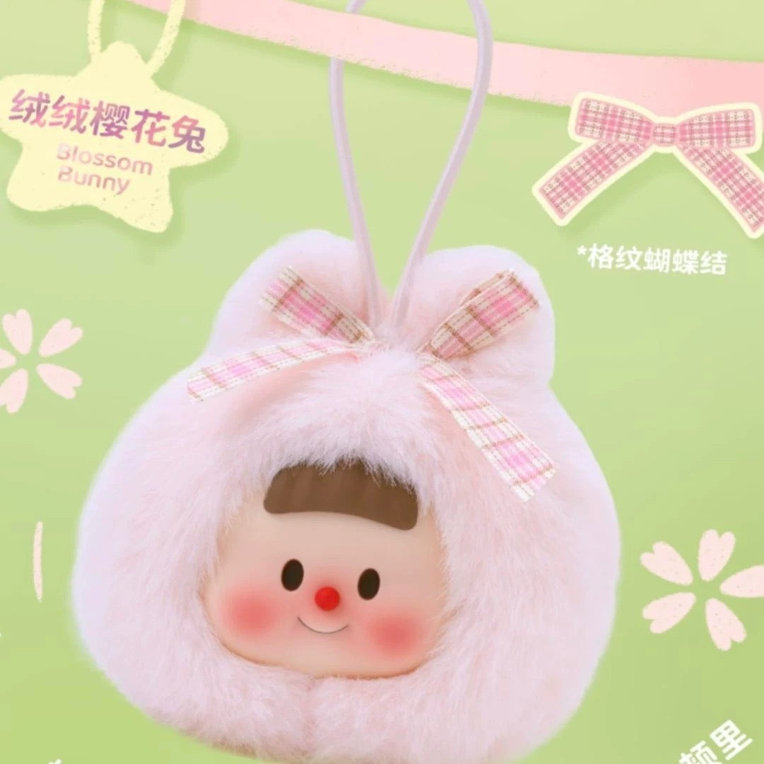 DuoDuoMei Fluffy Bunny Plush Doll