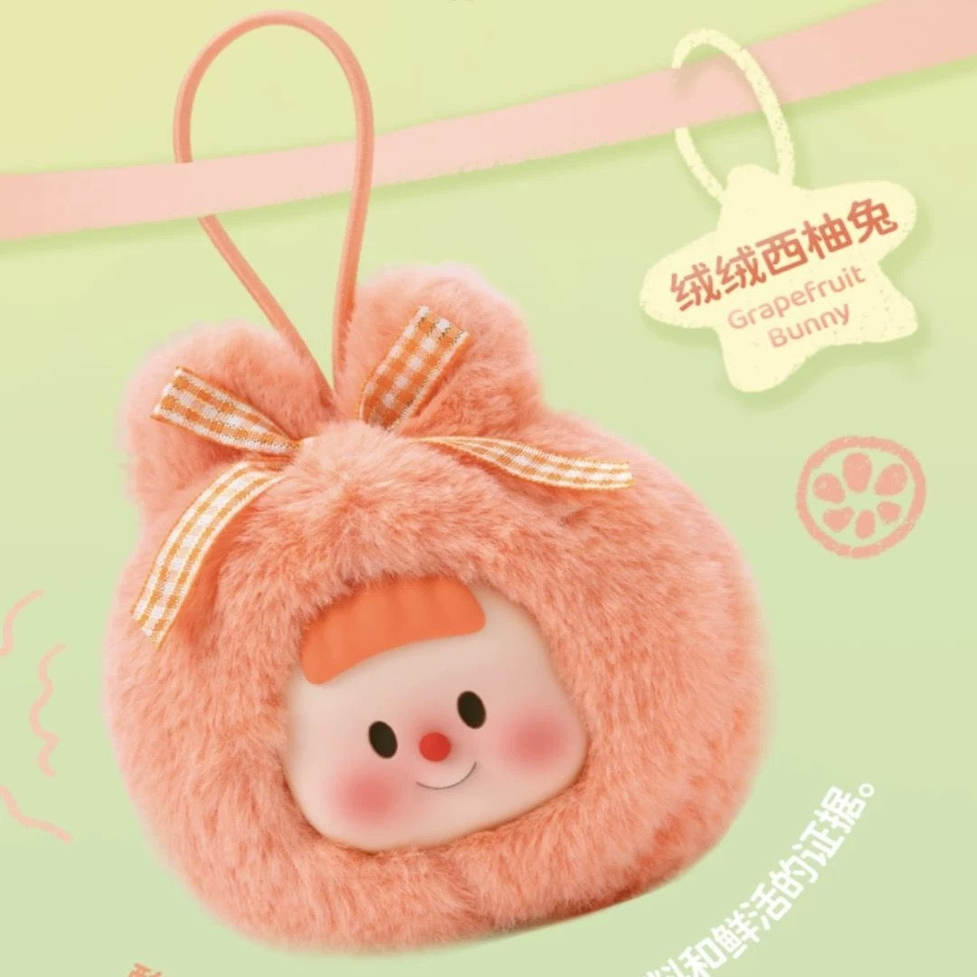 DuoDuoMei Fluffy Bunny Plush Doll