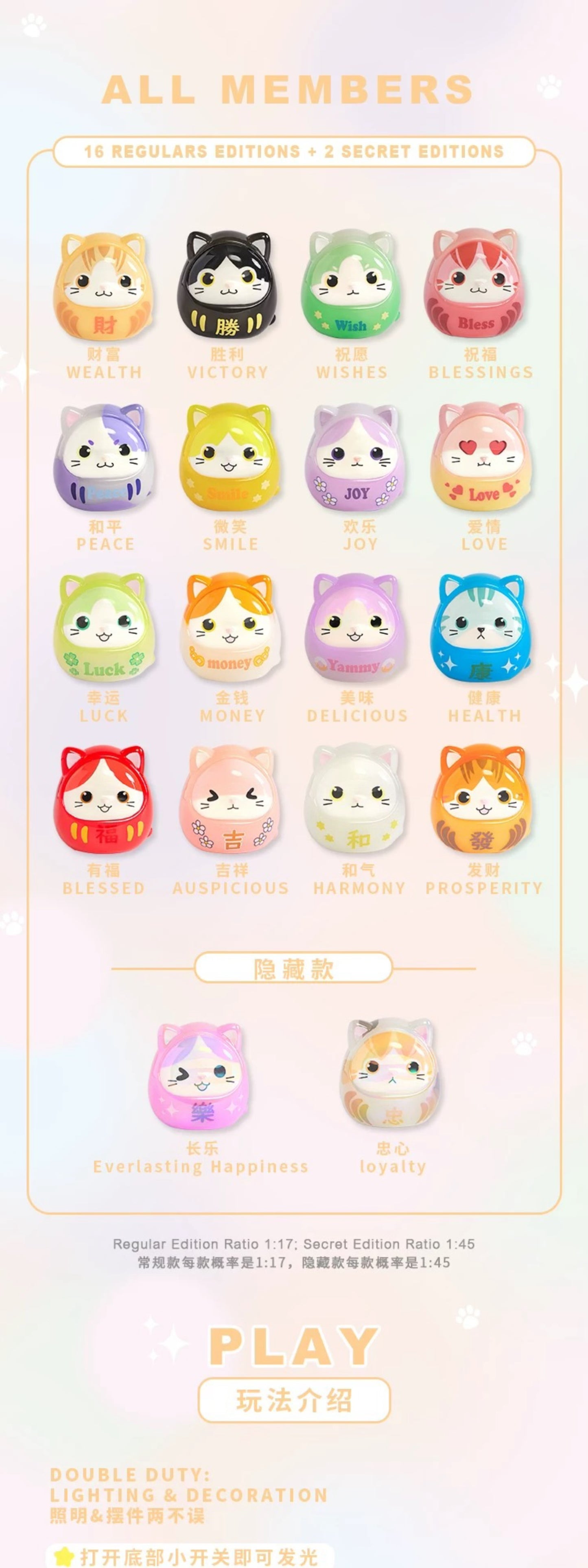 Choco Teddy Cat You Lamplet