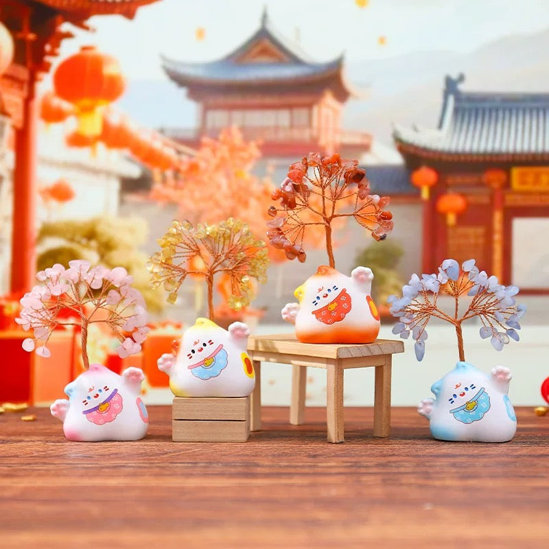 【NEW ARRIVAL-RESTOCK】Fortune Cat Crystal Tree,2 boxes