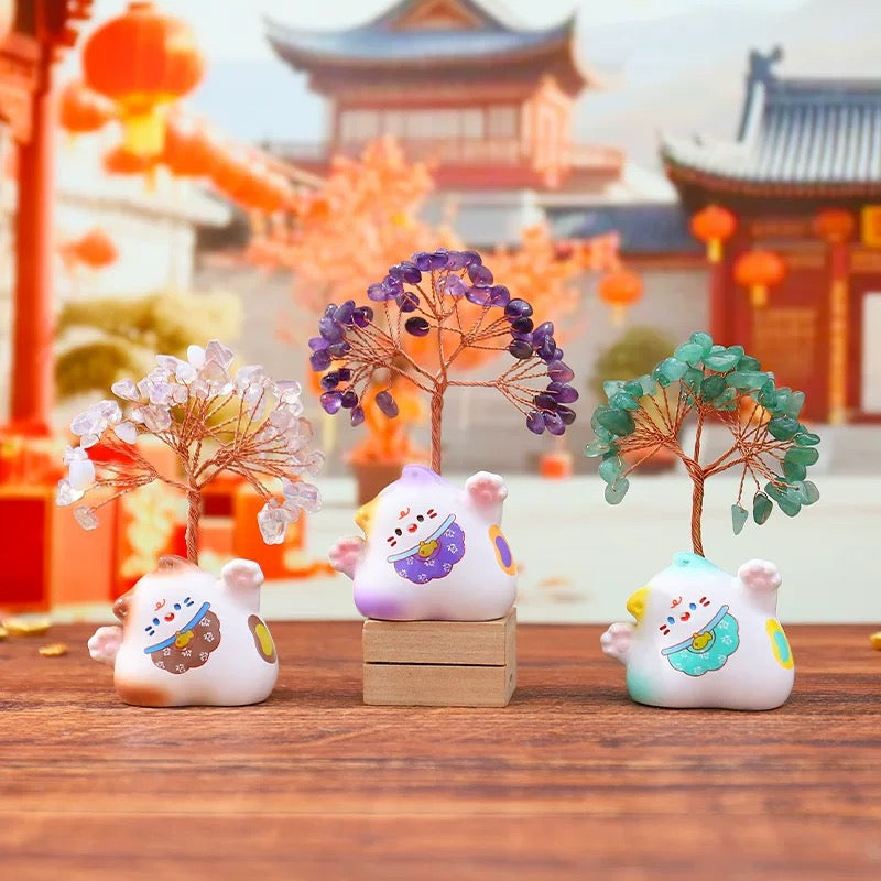 【NEW ARRIVAL-RESTOCK】Fortune Cat Crystal Tree,2 boxes
