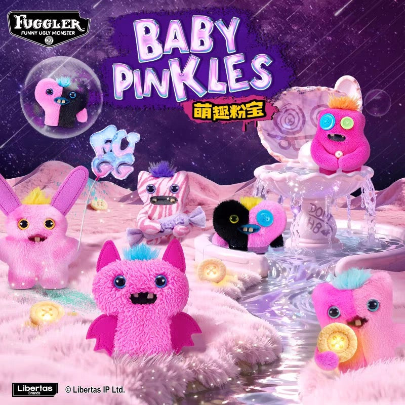 【NEW ARRIVAL】Fuggler Baby Pinkles Plush Doll Keychain