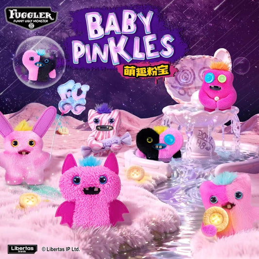 【NEW ARRIVAL】Fuggler Baby Pinkles Plush Doll Keychain