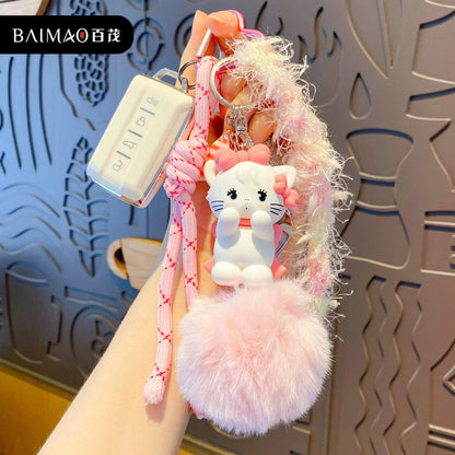 Mikko Fuzzy Ball Phone Chain
