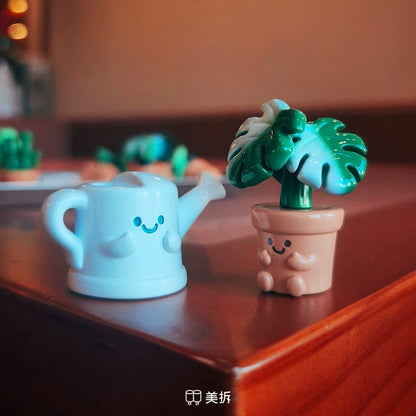 【NEW ARRIVAL】Meichai Fuzzy Plant Pot Mini Bean,3 In 1 Bag