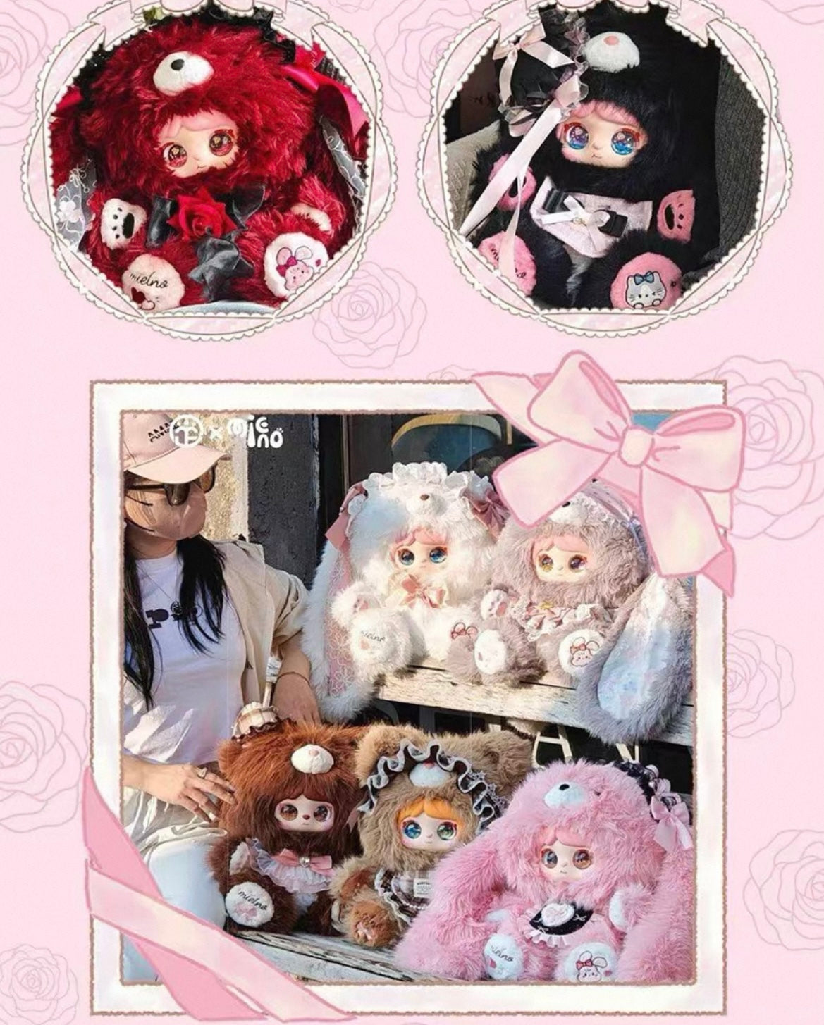 【NEW ARRIVAL】Mieno Meow Rabbit Diary 800% Plush Doll