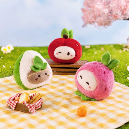 【NEW ARRIVAL】Radish Dumplings Fruit Magnet Mini Plush Doll
