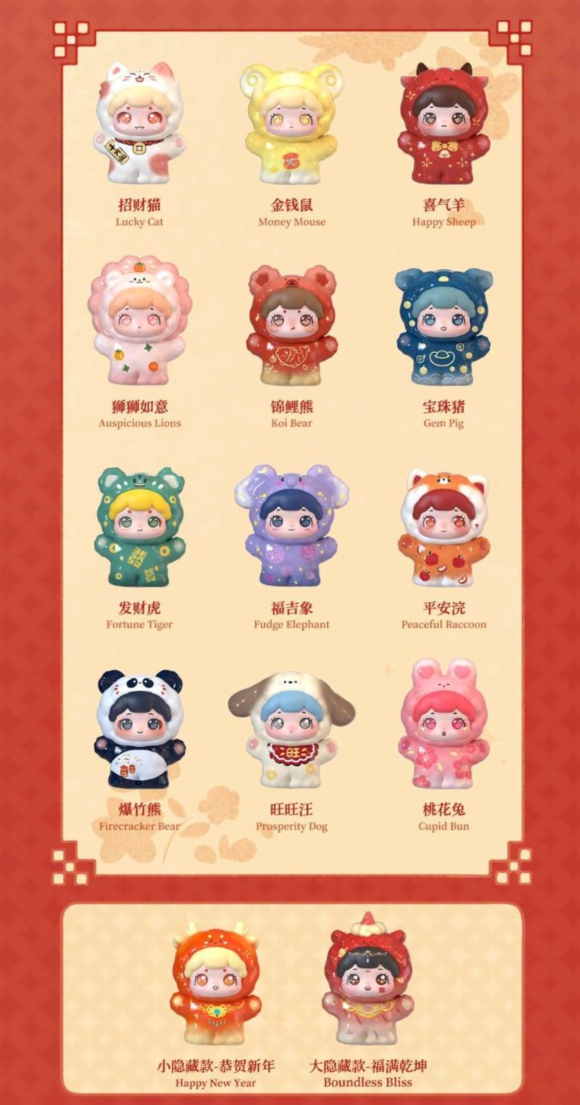 Baobao New Year Mini Figure