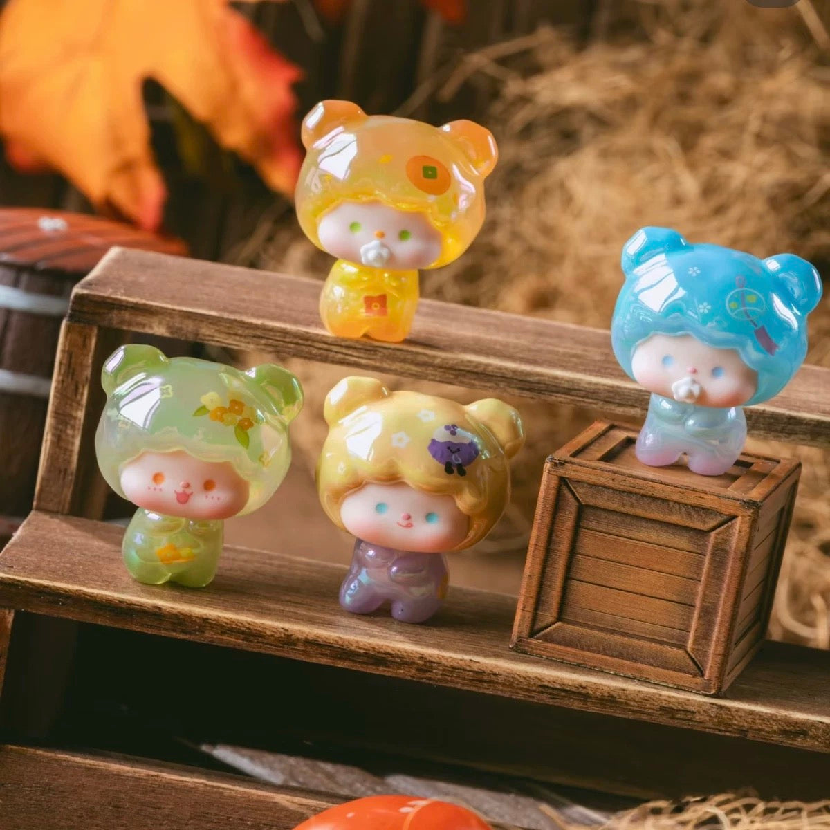 Gumi Bear Autumn Mini Bean,5 In 1 Bag