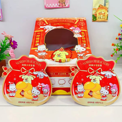 Sanrio Family Red Bracelet,3 bags