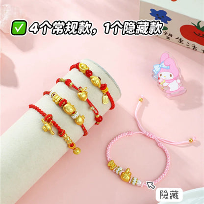 Sanrio Family Red Bracelet,3 bags