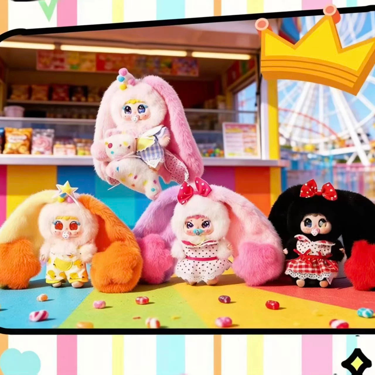 Jiimo Rolling Amusement Park Plush Doll