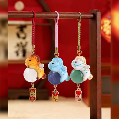 【NEW ARRIVAL】Lucky Horse Crystal Pendant,2 boxes