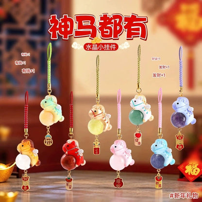 【NEW ARRIVAL】Lucky Horse Crystal Pendant,2 boxes