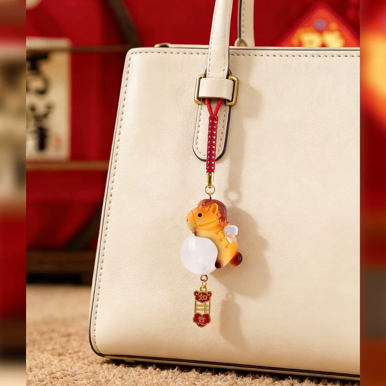 【NEW ARRIVAL】Lucky Horse Crystal Pendant,2 boxes