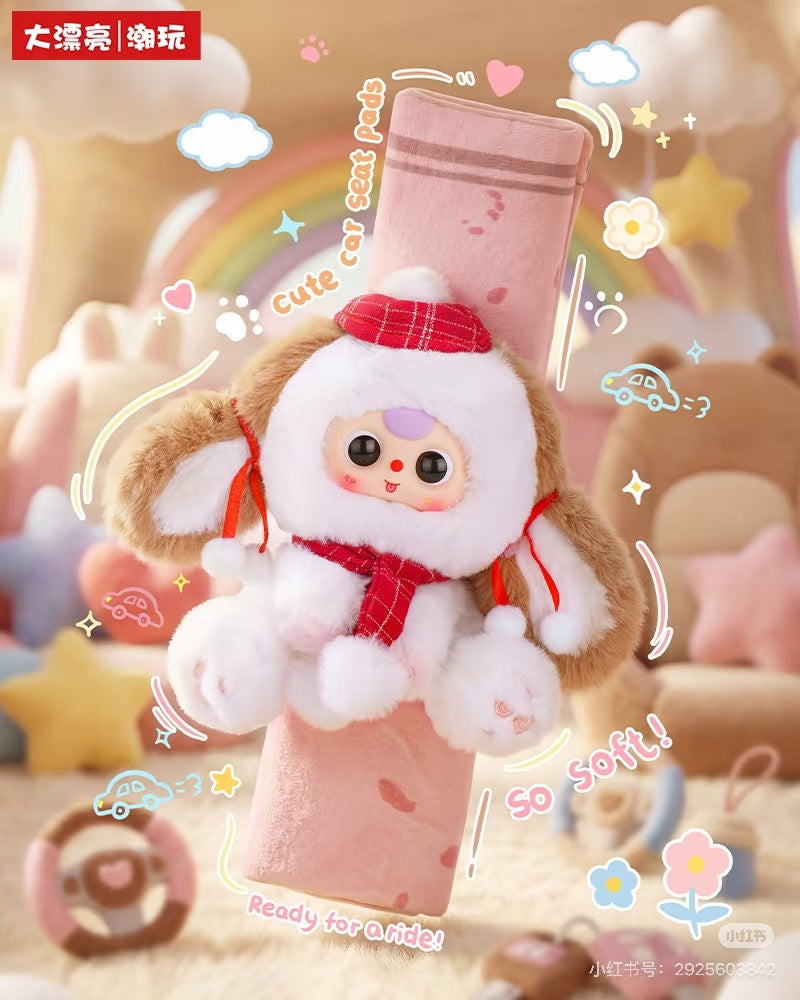 【NEW ARRIVAL】Baby 3 Cute Seat Belt Shoulder Pad Plush Doll