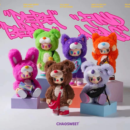 【NEW ARRIVAL】Rebel Bear Find A Bag Vinyl Plush Doll