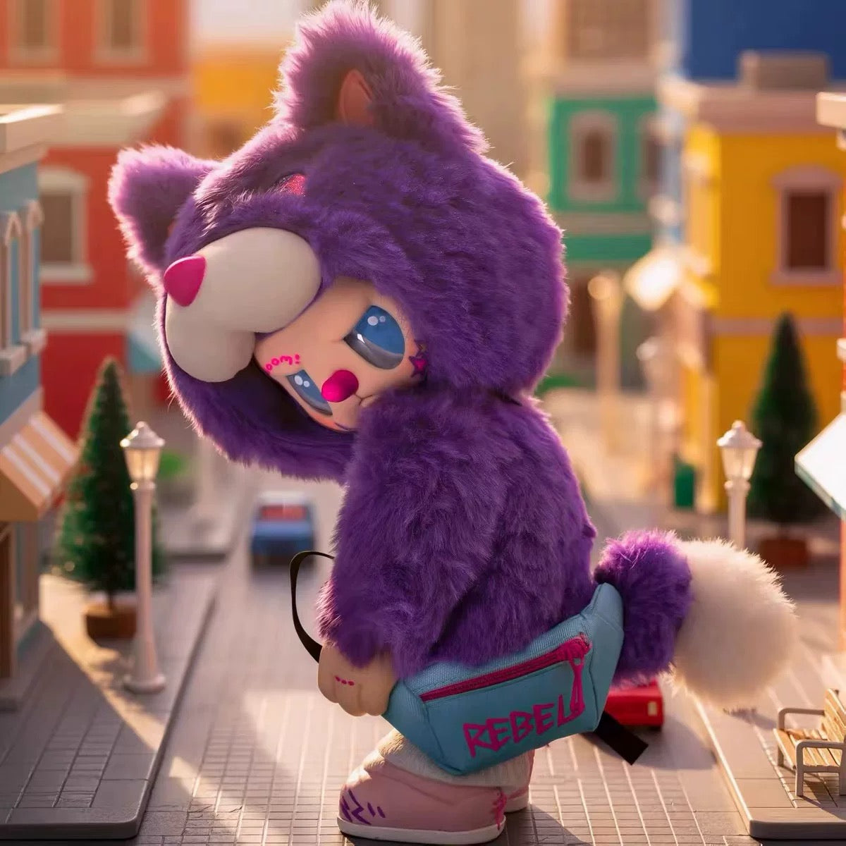 【NEW ARRIVAL】Rebel Bear Find A Bag Vinyl Plush Doll